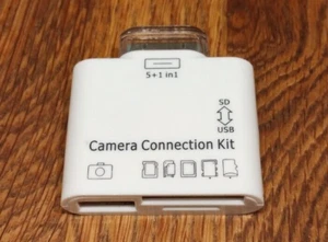 Camera Connection Kit 5+1 In 1 Reader For Apple iPad 30 Pin Connector - Picture 1 of 6