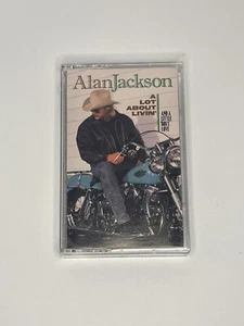 Alan Jackson Cassette A Lot About Livin' 1992 Arista Records - Picture 1 of 4