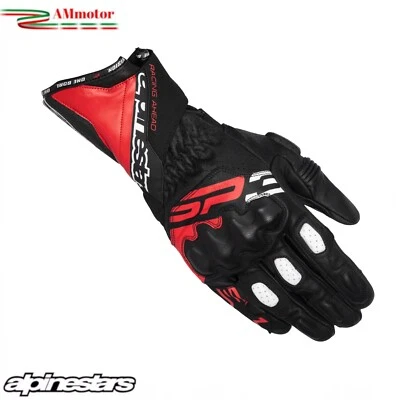 Guanti Moto Pelle Alpinestars SP-3 Black Bright Red White Tg L Uomo Sport Racing - Immagine 1 di 4