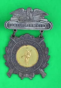 1941 MEDALLA DE MANIOBRAS DE DEFENSORES NACIONALES DEL EJÉRCITO SCHWAAB ""Padre nuestro" - Imagen 1 de 2