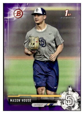 2017 Bowman Draft #BD-97 Mason House Purple #/250 - Image 1 of 2