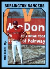 1985 TCMA Minor League Mike Bucci Burlington Rangers #10