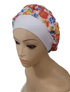 Grazioso cappello turbante chemio perdita capelli " avvolgente completo per la testa " CON fascia cucita - Foto 1 di 8