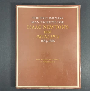 Newton Preliminary Manuscripts 1684-6 for Principia Cambridge OOP HC/DJ FOLIO - Picture 1 of 13