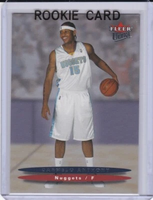 CARMELO ANTHONY ROOKIE CARD 2003/04 Fleer Ultra Basketball NUGGET KNICKS MELO RC - Image 1 of 2