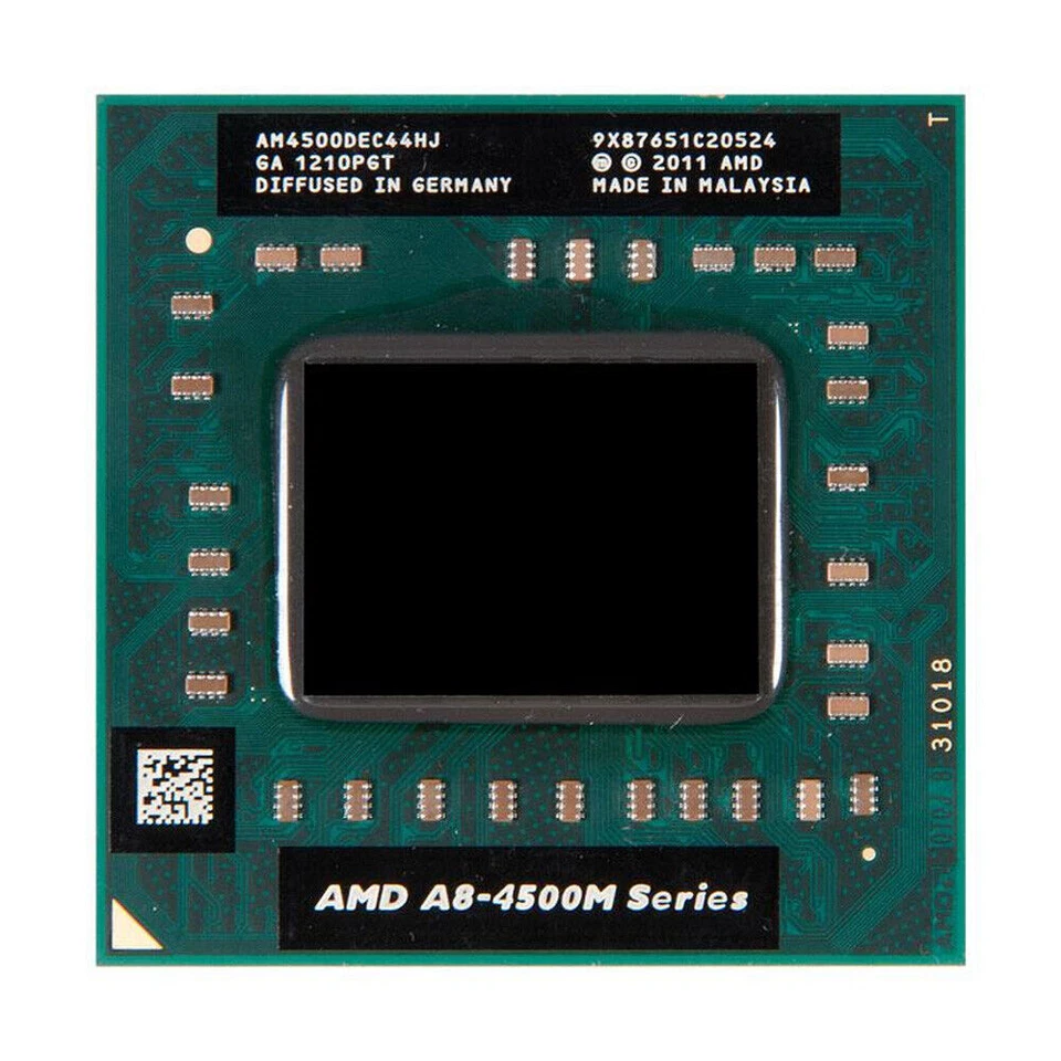 AMD A8-Series A8-4500M CPU Quad-Core1.9GHz 4M Socket FS1 Processor - Image 1 of 1