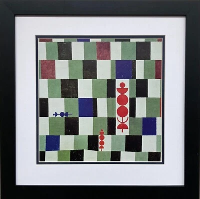 Paul Klee "Super Ajedrez 1937 (Detalle)" NUEVO ENMARCADO PERSONALIZADO Impresión Arte Expresionismo Foto 1 de 3