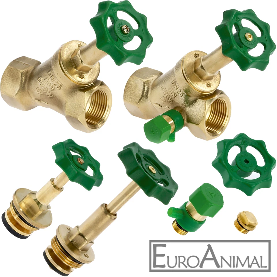 Schrägsitzventil Freistromventil Messing Ventil DVGW Absperrventil Absperrhahn - Bild 1 von 1