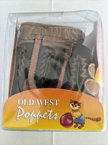 NIB Old West Poppets Baby Old West Blue  Boots Size 2.0 - Picture 1 of 14
