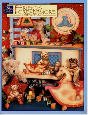 Friends Forevermore Karen Ortman Decorative Painting Book Teddy Bear Patterns - Image 1 of 4