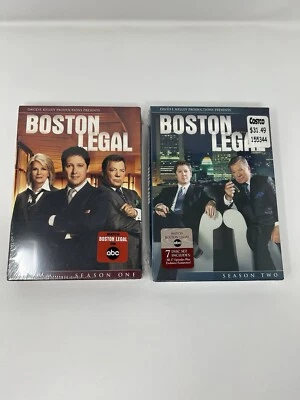 Boston Legal TV Show Seasons 1 & 2 DVD's Box Sets Brand New Factory Sealed - Image 1 of 3