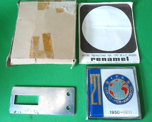 Vintage 1970s International Police Association IPA Enamel & Chrome Car Badge - Picture 1 of 4