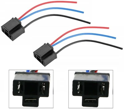 Wire Pigtail Female P S 9003 HB2 H4 Two Harness Head Light Bulb Connector Lamp - Image 1 of 4
