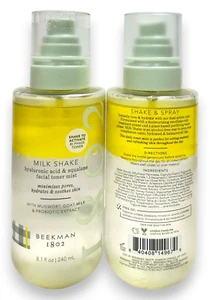 Beekman 1802 Milk Shake Facial Toner Mist (8.1fl.oz/240ml) Lot Of 2, As Seen - Picture 1 of 1