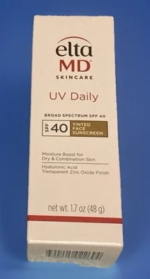 Солнцезащитный крем для лица EltaMD UV Daily SPF 40 1,7 унции широкий спектр срок годности 05/2026 бесплатная доставка - Изображение 1 из 4