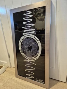 Laura Wallace Original Large Framed Signed 3D Glass Artwork 'Watch' - Picture 1 of 14