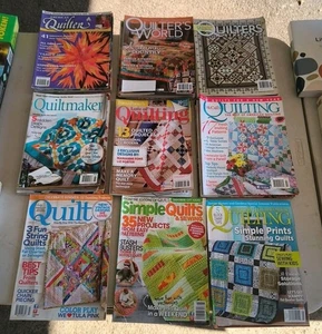 Quilting Quilt Making - Lot Of 38 Various  Magazines  2009-2019 - Picture 1 of 10