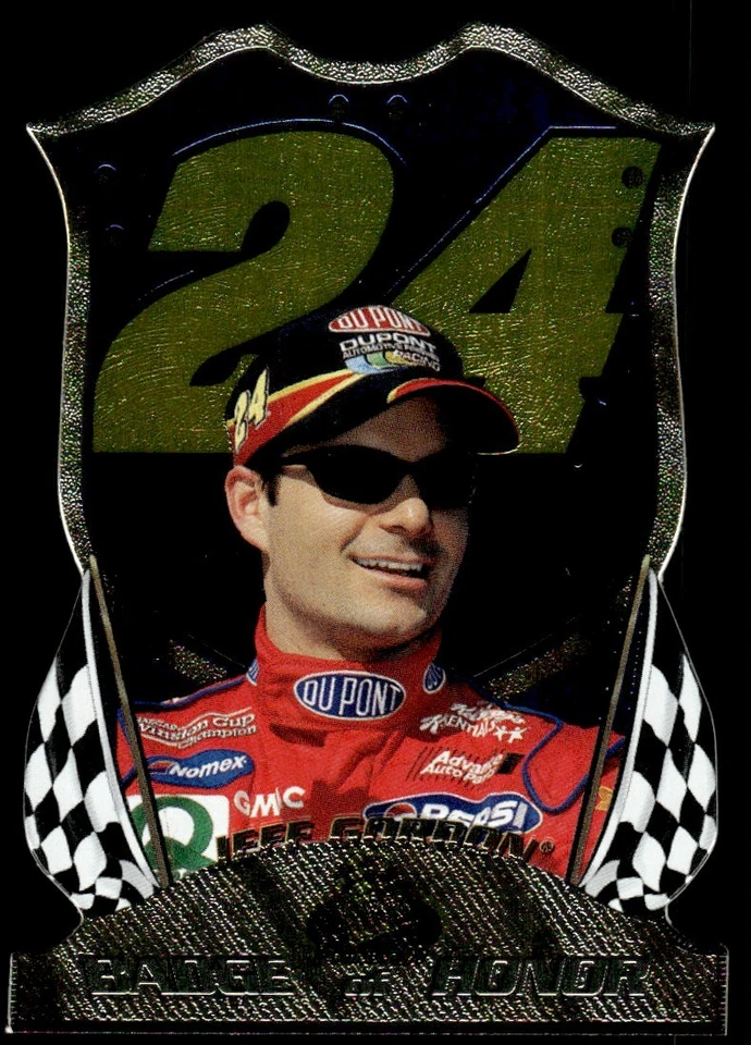 1999 Press Pass Badge of Honor Die Cut Jeff Gordon  #BH10 - Image 1 of 2