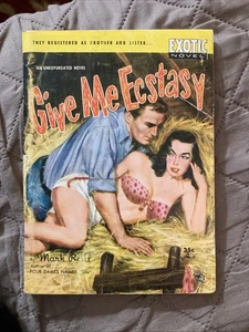 Sleaze gga digest Vintage Pb, Give Me Ecstasy by Reed, Exotic 18, 1951, SVG - Picture 1 of 6