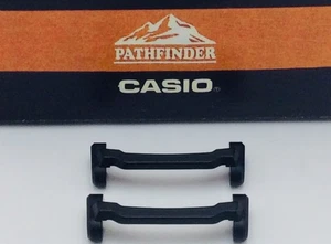 Original Casio Pro-Trek Strap Cover Endstück PRG-600 PRG-650 PRW-6600 schwarz 1 Stück - Bild 1 von 11