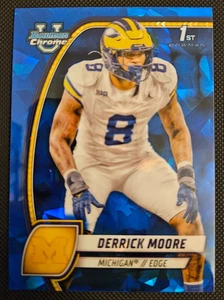 2024 Bowman Chrome University Sapphire Edition #59 Derrick Moore 1st Bowman! - Bild 1 von 2