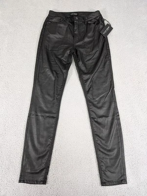 Pantalones de mezclilla recubiertos ajustados negros Orchid para mujer 27 nuevos Foto 1 de 4