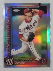 2025 Topps Chrome MacKenzie Gore Refractor #160 Washington Nationals - Picture 1 of 2
