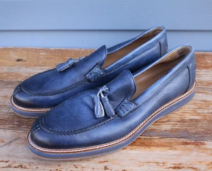 Marc Morvati Leder Quaste Halbschuhe Handarbeit schwarz Schuhe Gr.44 8564 elegant/arbeit - Bild 1 von 15