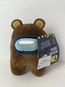 UNTER UNS Plüsch Braunbär Crewmate 6 Zoll SPIELZEUG Kissen Gaming STOFFTIER Serie 4 - Bild 1 von 4