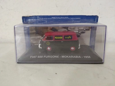 FIAT 600 Furgone Mokarabia 1958 – modellino scala 1:43 con teca Eaglemoss - Immagine 1 di 4