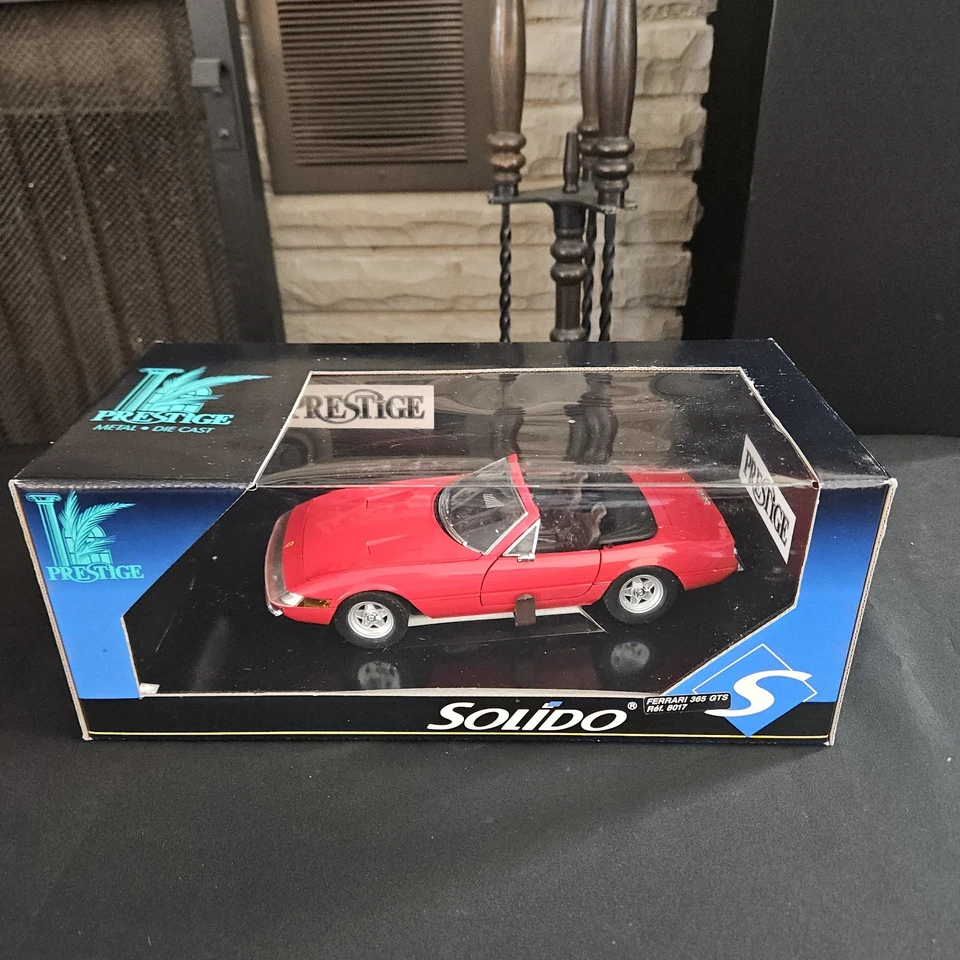 1: 18 红色法拉利 365 GTS Solido Prestige 8017 全新带盒 — 第 1/4 张图片