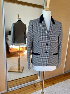 Jacke Pepita Muster schwarz weiß 80er , DDR ,VEB Dessauer Bekleid.werke Vintage - Bild 1 von 8