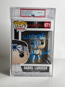 Ralph Macchio Firmato Cobra Kai Daniel Larusso Funko #971 Gemma Mt 10 PSA - Foto 1 di 6