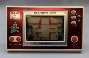 Nintendo Game & Watch Mario's Cement Factory Videogioco Portatile Vintage 1983 - Foto 1 di 13