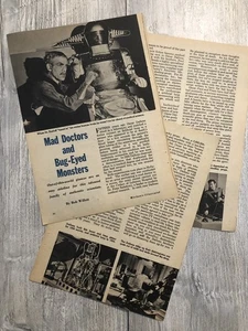 Vintage "Mad Doctors & Bug Eyed Monsters" Magazin Artikel 0C25 - Bild 1 von 1