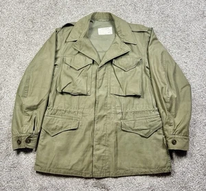 Chaqueta de Campo Segunda Guerra Mundial M1943 Talla 38R Verde Ejército Segunda Guerra Mundial Militar Ejército de Estados Unidos Años 40 De Colección - Imagen 1 de 15