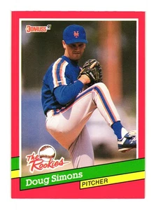 1991 Donruss The Rookies #26 Doug Simons New York Mets - Picture 1 of 2