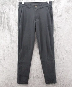 Lululemon Pants Mens 28x30 Black Commission Slim Warpstreme Chinos - Picture 1 of 16