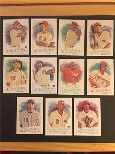 2016 Topps Allen & Ginter Cincinnati Reds Team Set 11 Cards With SP - Picture 1 of 1
