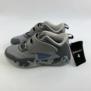 AND 1 Limelight Strap Sneaker grau mittel neu Etikett groß Kind Jungen Jugend 4 - Bild 1 von 12
