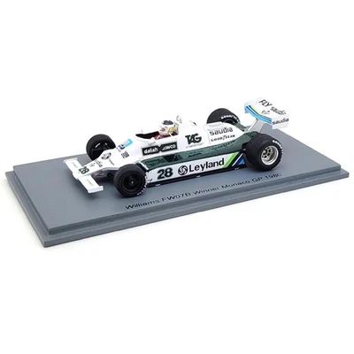 1980 Carlos Reutemann Williams FW07B vincitore GP di Monaco - 1/43 Spark Models - Immagine 1 di 3