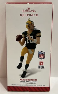 2014 Hallmark Keepsake Aaron Rodgers árbol de Navidad adorno - nuevo en caja - Imagen 1 de 10