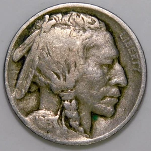1913 Type 1 5c Buffalo Nickel VG k111 - Picture 1 of 2