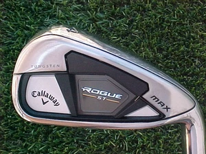 Callaway ROGUE ST MAX Tungsten 4 Iron Golf Club w Mitsubishi Chemical S Graphite - Picture 1 of 11
