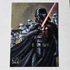 DARTH VADER LEADING THE IMPERIAL ARMY STARWARS GALAXY No. 41 Topps 8A4 STAR WARS