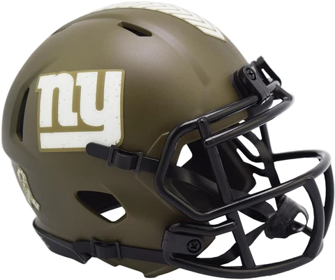 New York Giants Riddell 2022 Salute To Service Speed Mini Helmet Cover