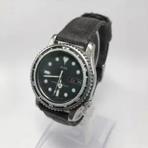 SEIKO ALBA V348-6070 Diver's Watch 150M Water-Resistant Stainless Steel B9754 - Picture 1 of 7