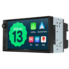 Double DIN UA13 Car Stereo 7" IPS Android 13 GPS Nav Head Unit USB Radio CarPlay