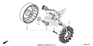 Honda 2013-2022 CBR600RR Stator New 31120-MJC-D01 OEM #3 ON THE DIAGRAM - Picture 1 of 2