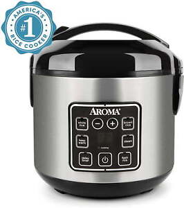 Aroma 8-Cup Programmable Rice & Grain Cooker, Steamer